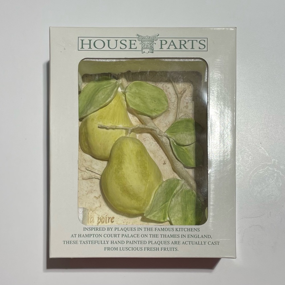 Vintage HouseParts Inc. La Poire Plaque-New In Box